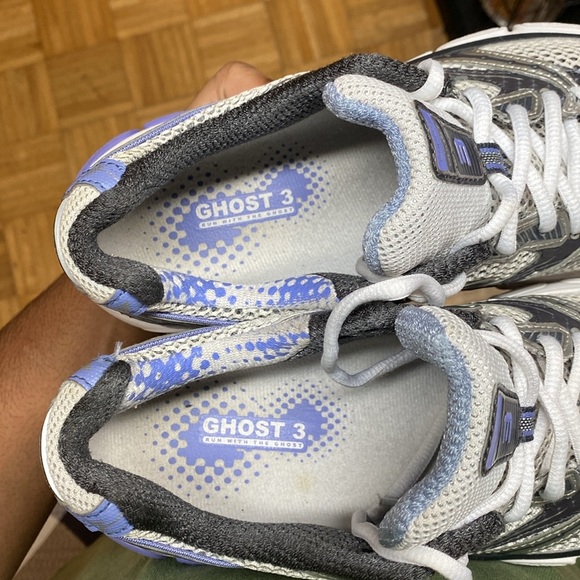 Brooks Ghost 3 Running Sneakers “Grey Purple White” - Picture 17 of 17